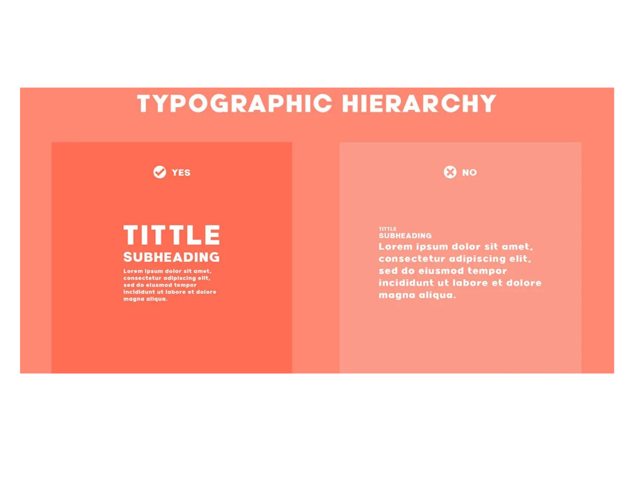 Typographic hierarchy